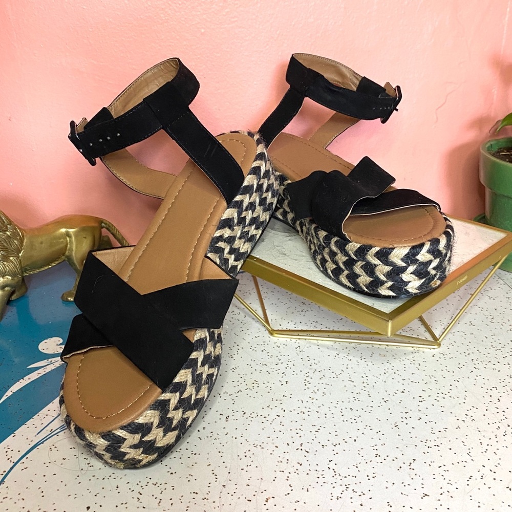 Rope Platform Sandals